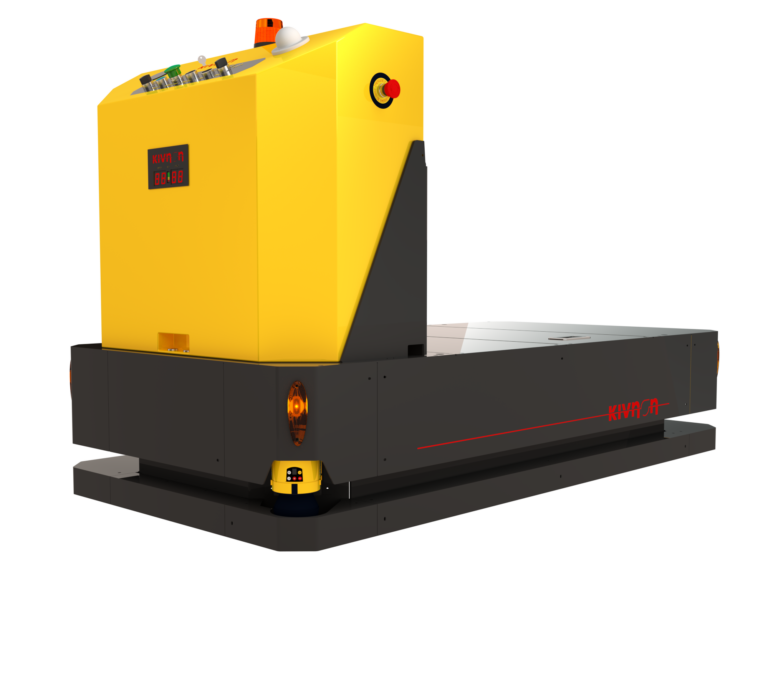 AGV tugger with capacity of up to 6,000kg to pull