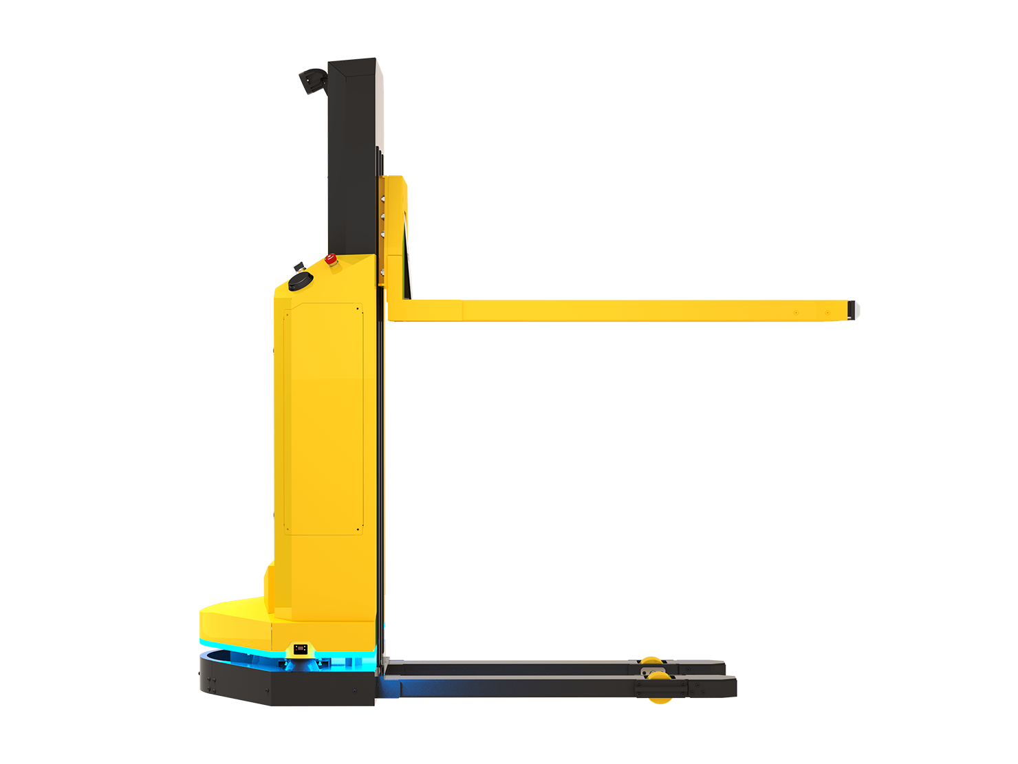 Automatisierter Gabelstapler mit einer Tragfähigkeit von bis zu 1.000 kg