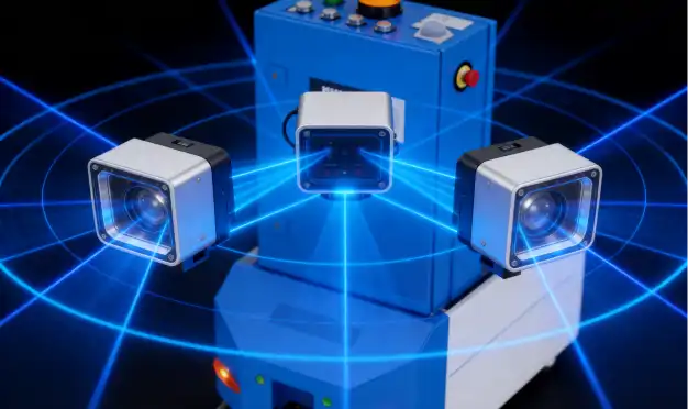 AGV Kivnon con conectividad VDA 5050 para integración con sistemas de gestión de flotas y WMS.